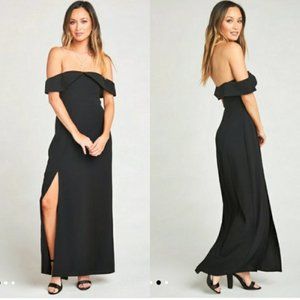 Show Me Your MuMu Upton Off Shoulder Maxi Dress M